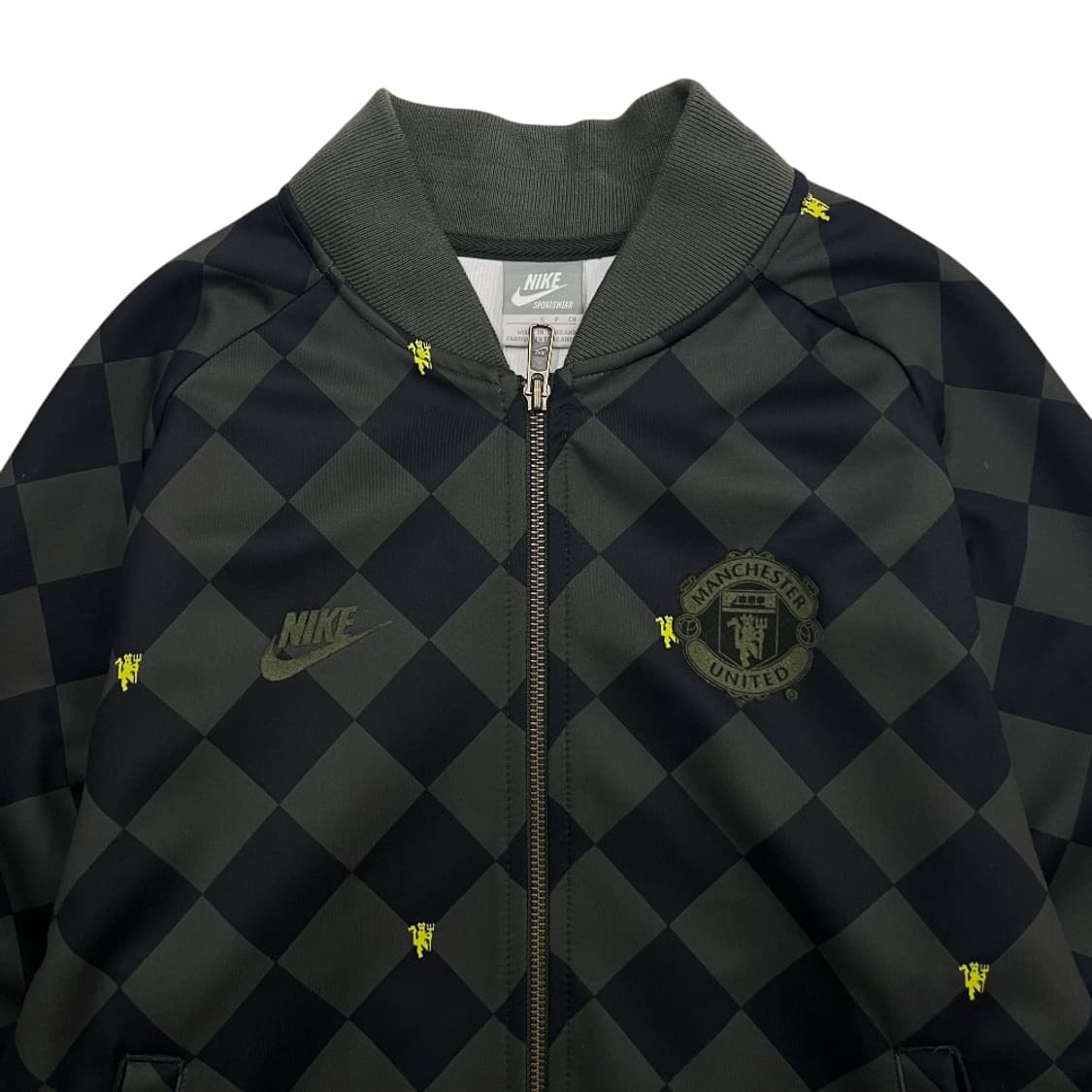 나이키 맨체스터 유나이티드 카키 체커보드 집업 S 상품이미지4