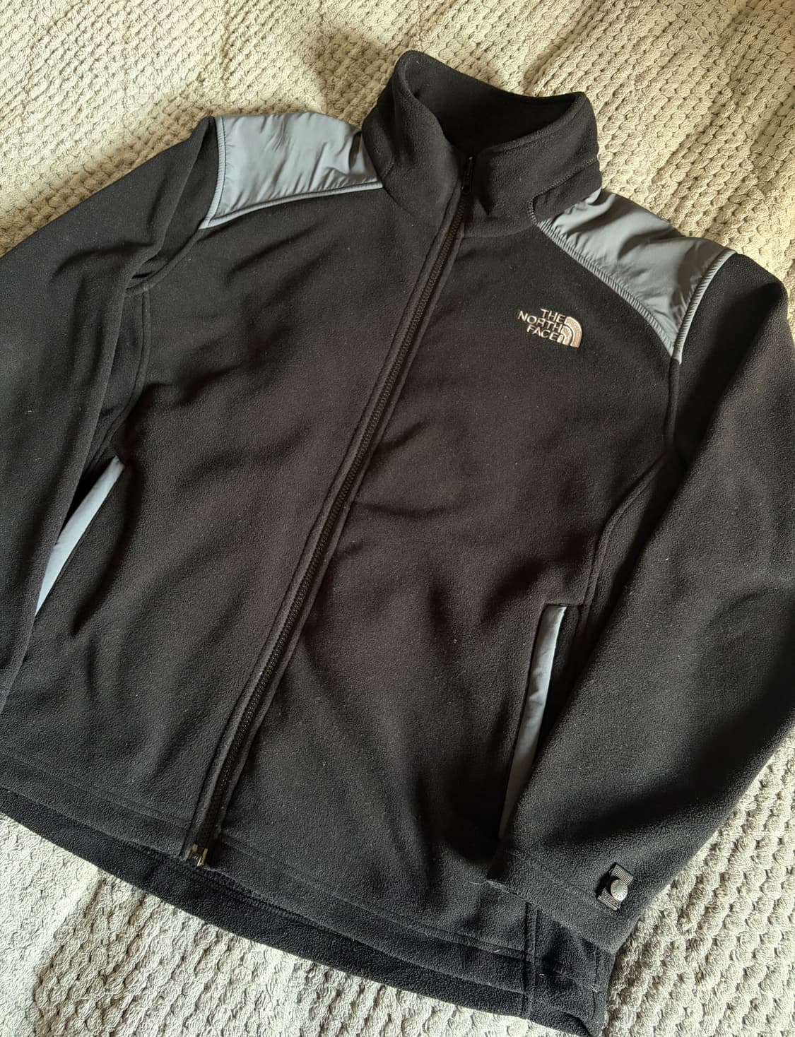 노스페이스 블랙 그레이 플리스 후리스 상품이미지1