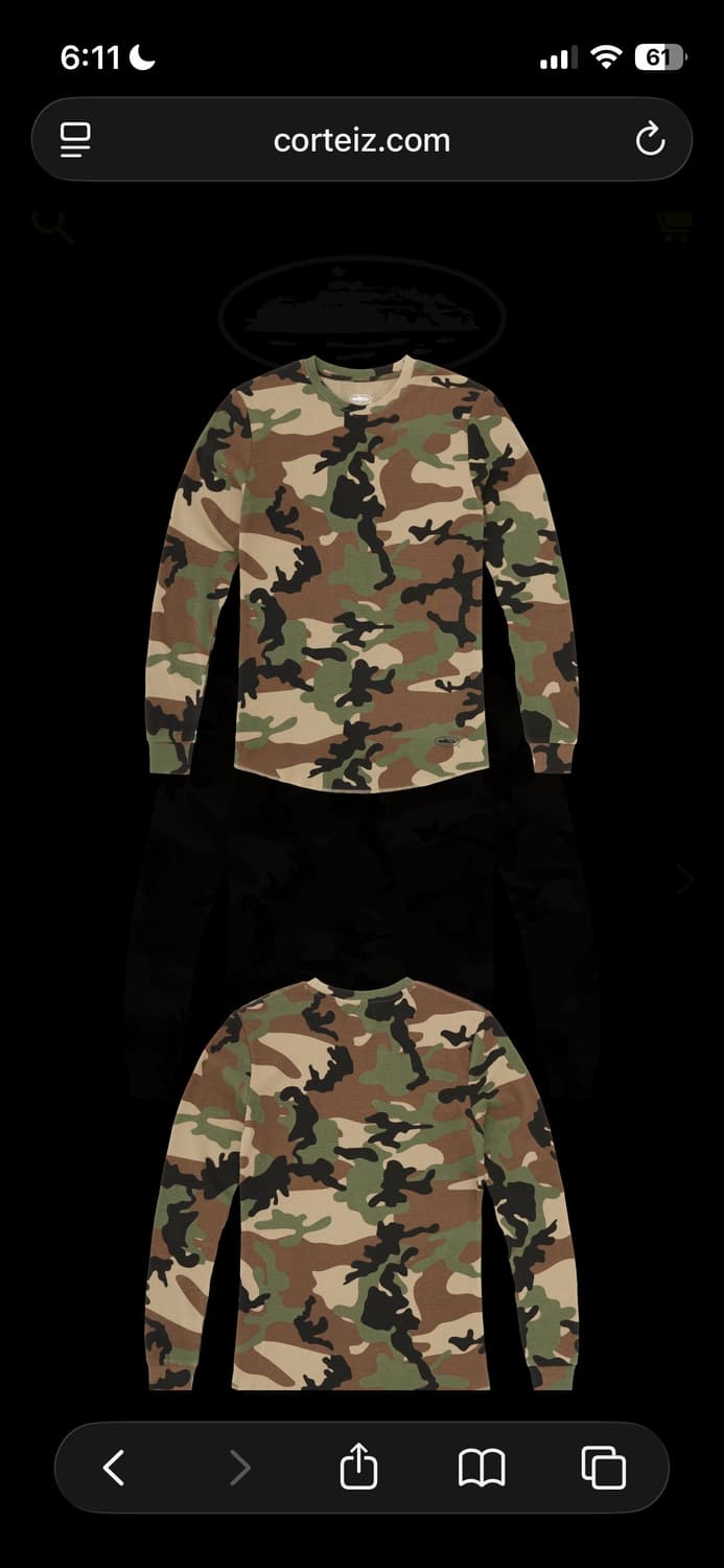 GUERILLAZ THERMAL LS TEE [WOODLAND CAMO] 상품이미지2