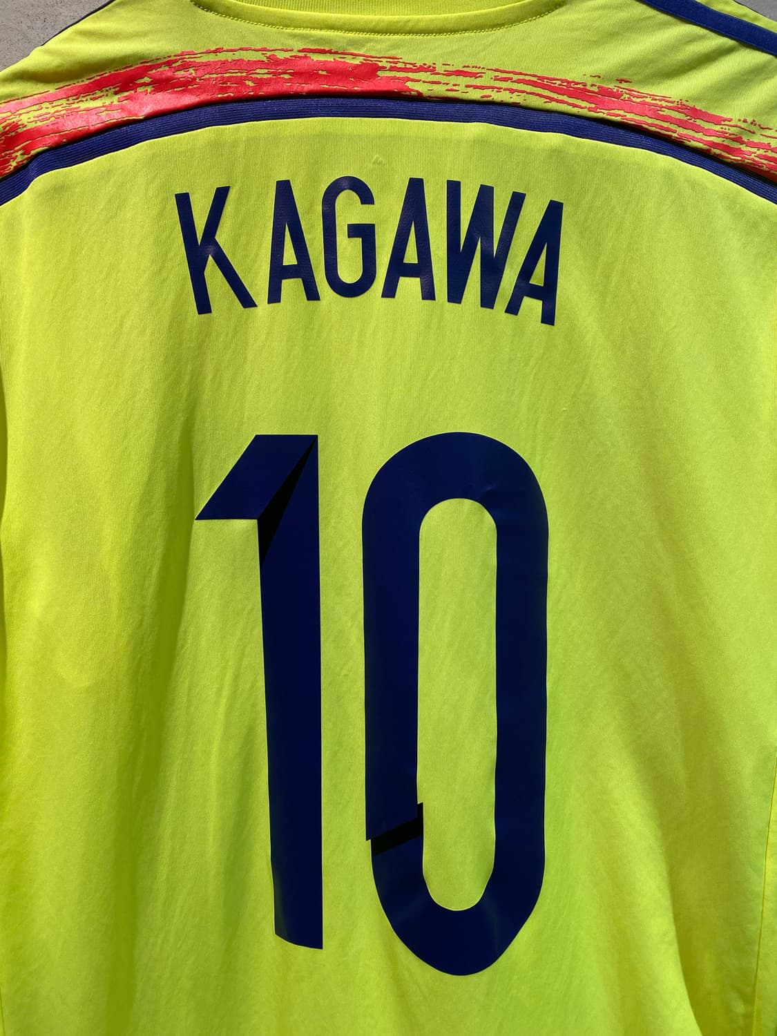 14-15 일본 국가대표 카가와신지 지급용 긴팔 어웨이 상품이미지9