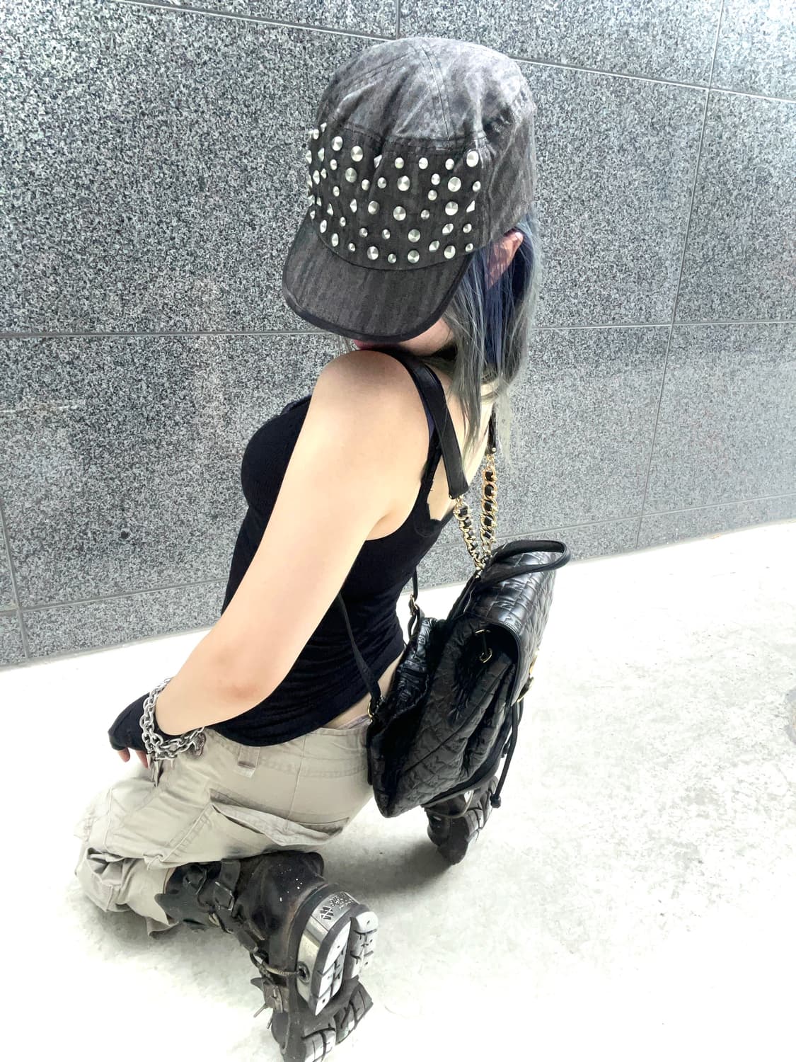 'Metro city' chain backpack  상품이미지1