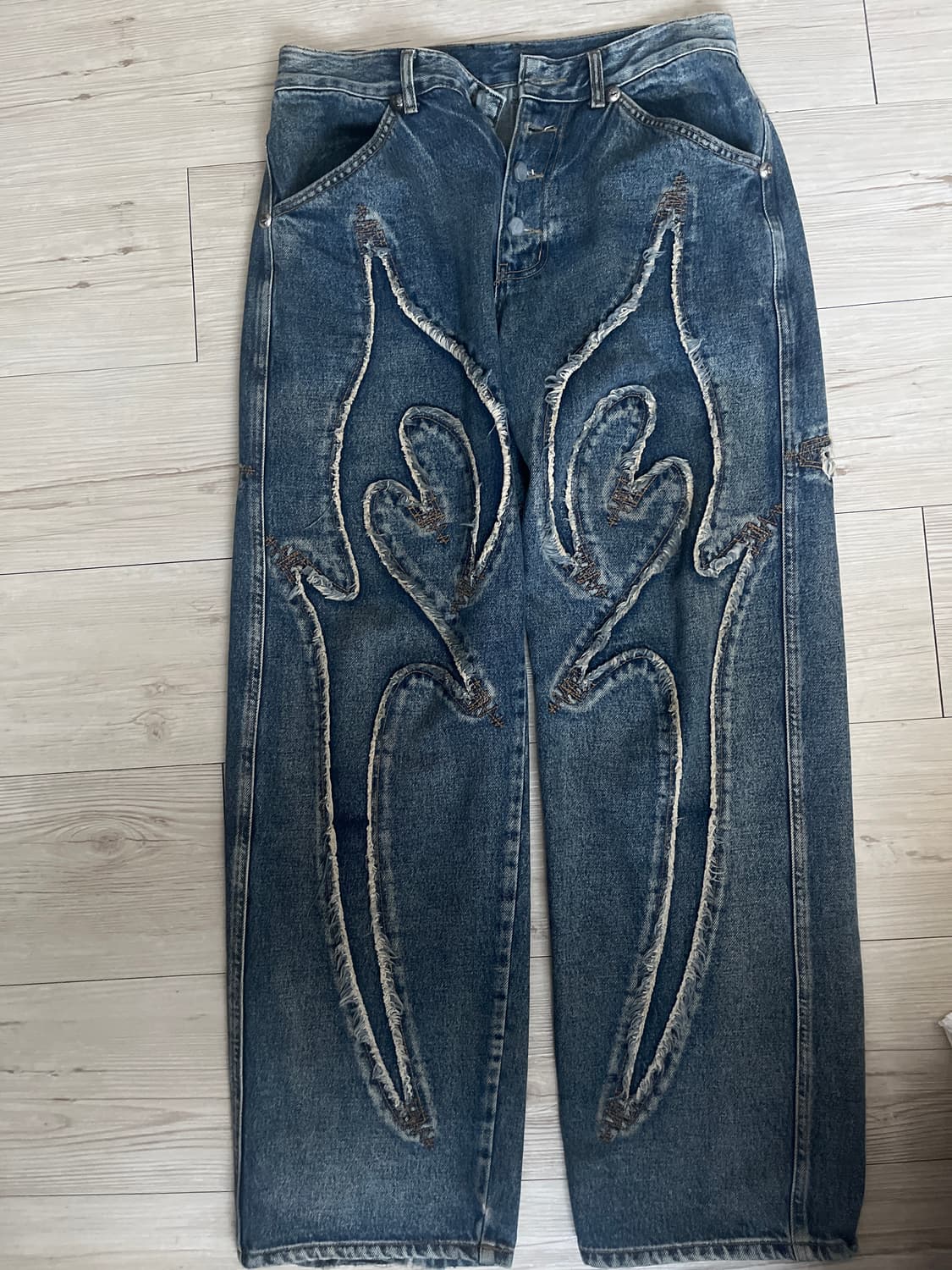 떠그클럽 데님 트라이벌 팬츠 2사이즈 상품이미지4