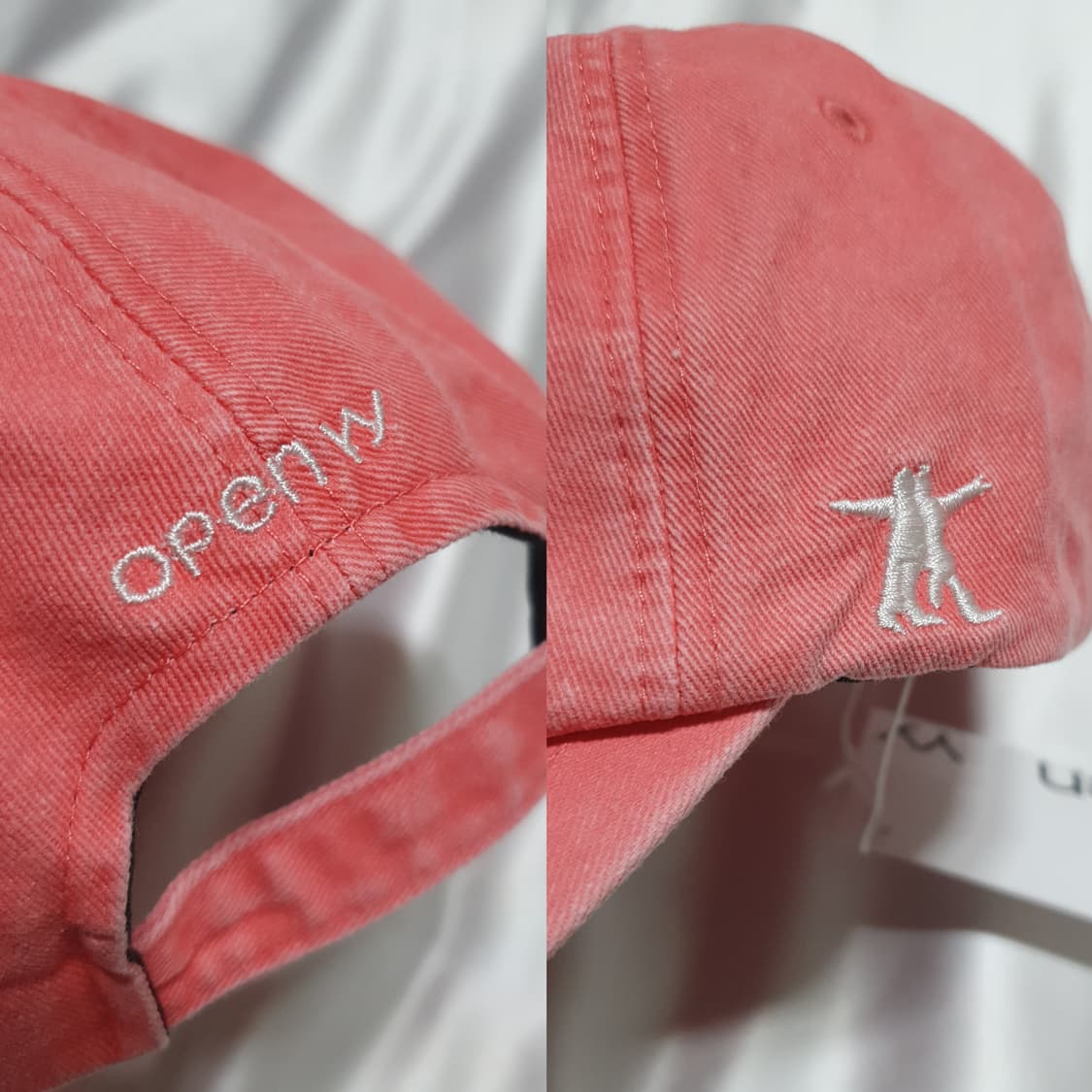 레드 오픈와이와이 로고 볼캡 모자 상품이미지7