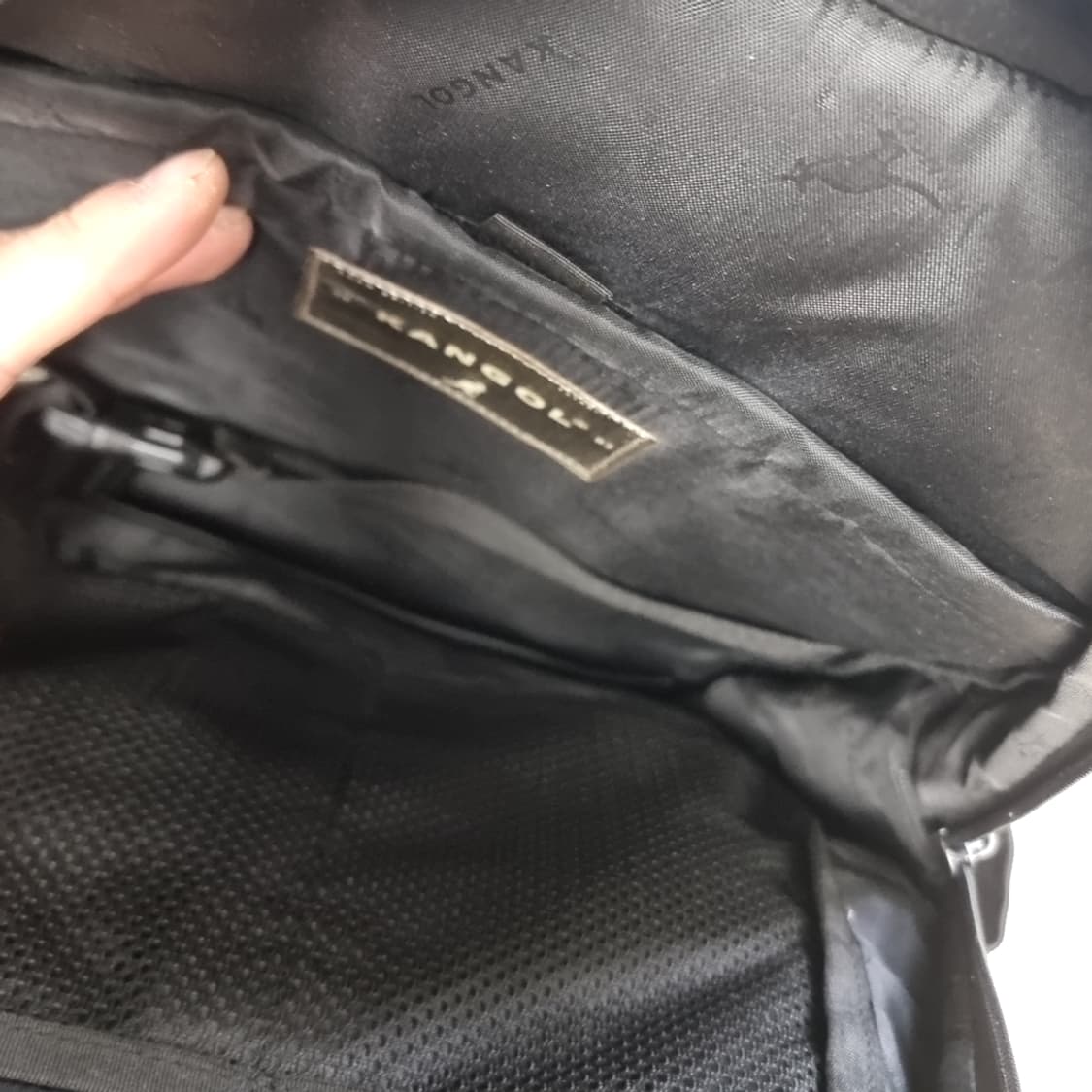 캉골 블랙 백팩 가방 상품이미지9