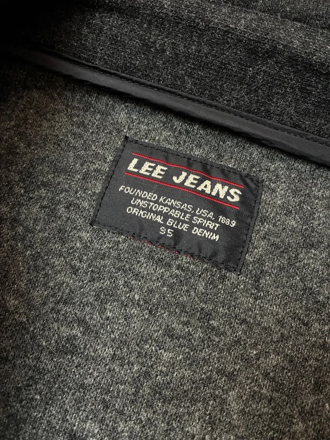 Lee 리 90s 쌍방울 울 카라 블루종 자켓 PN4579 상품이미지8