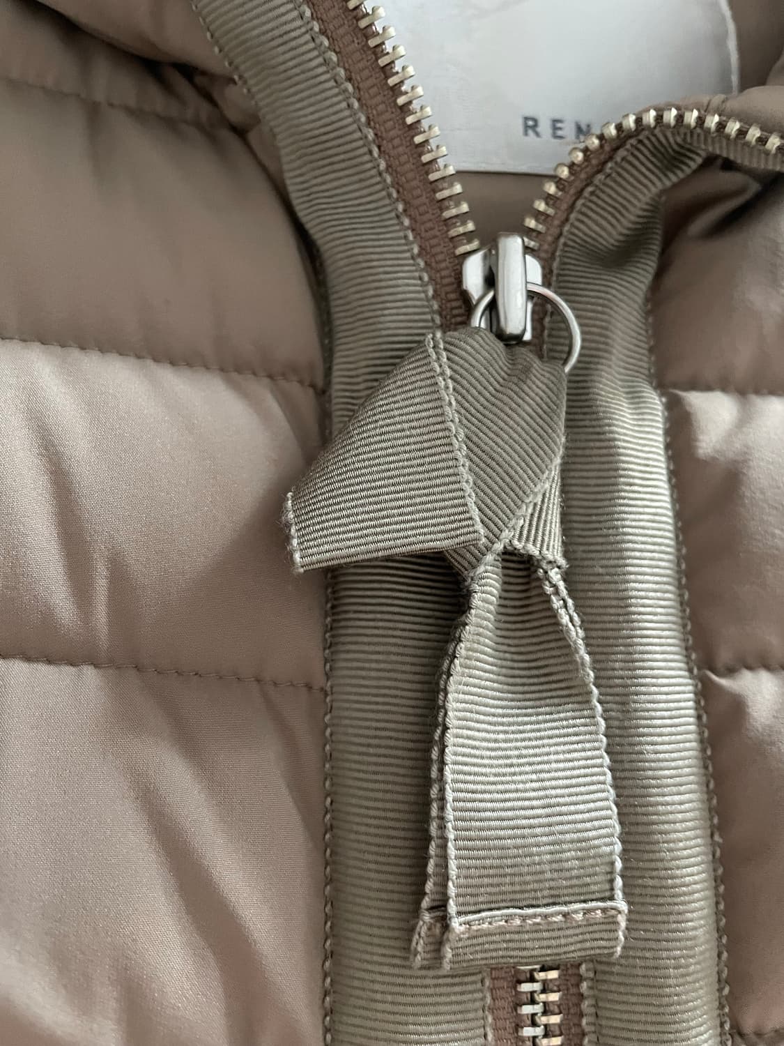 레니본 니트 패딩 상품이미지3