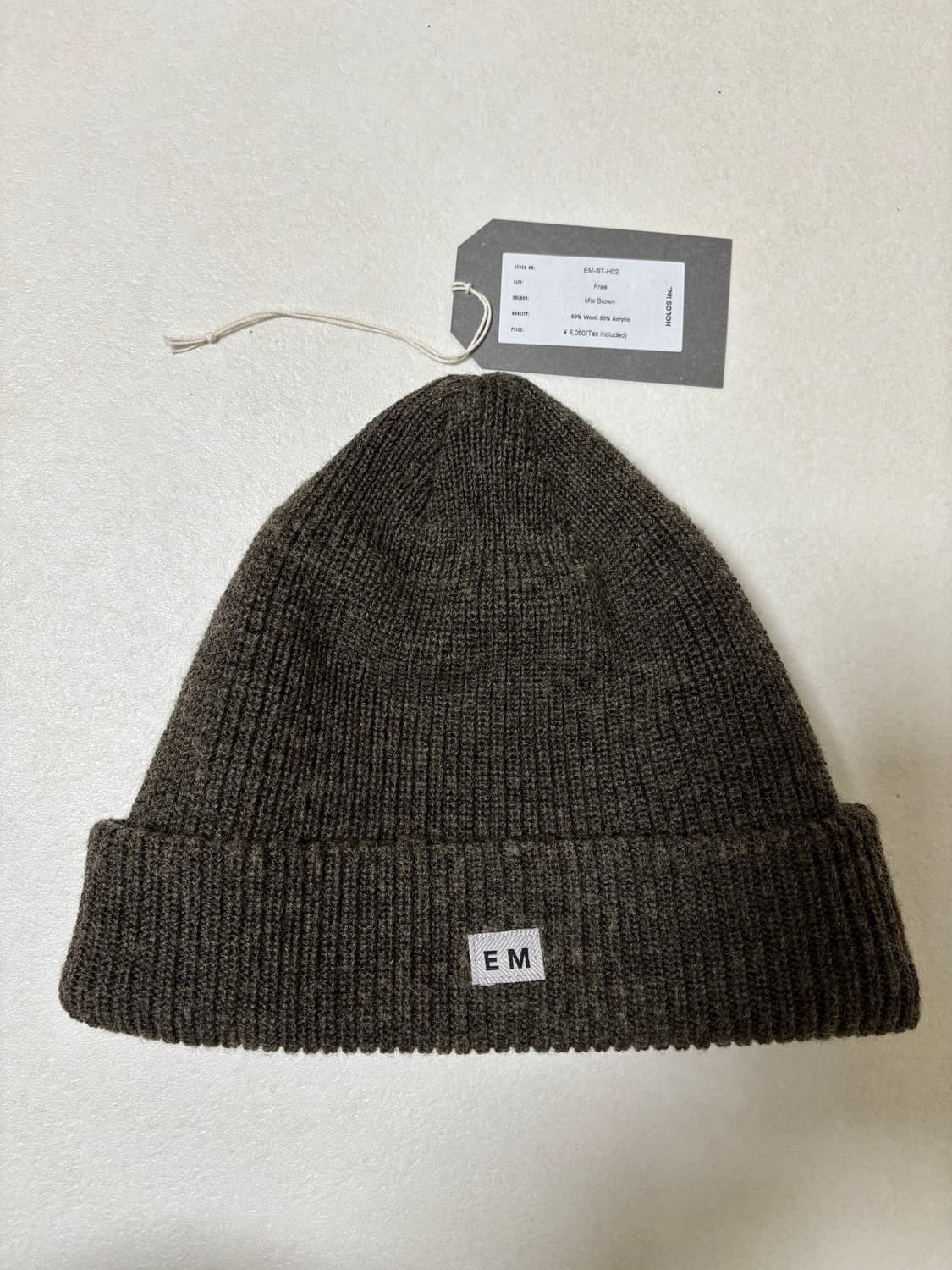 Ends and means 엔즈앤드민즈 와치캡 믹스브라운컬러 상품이미지1