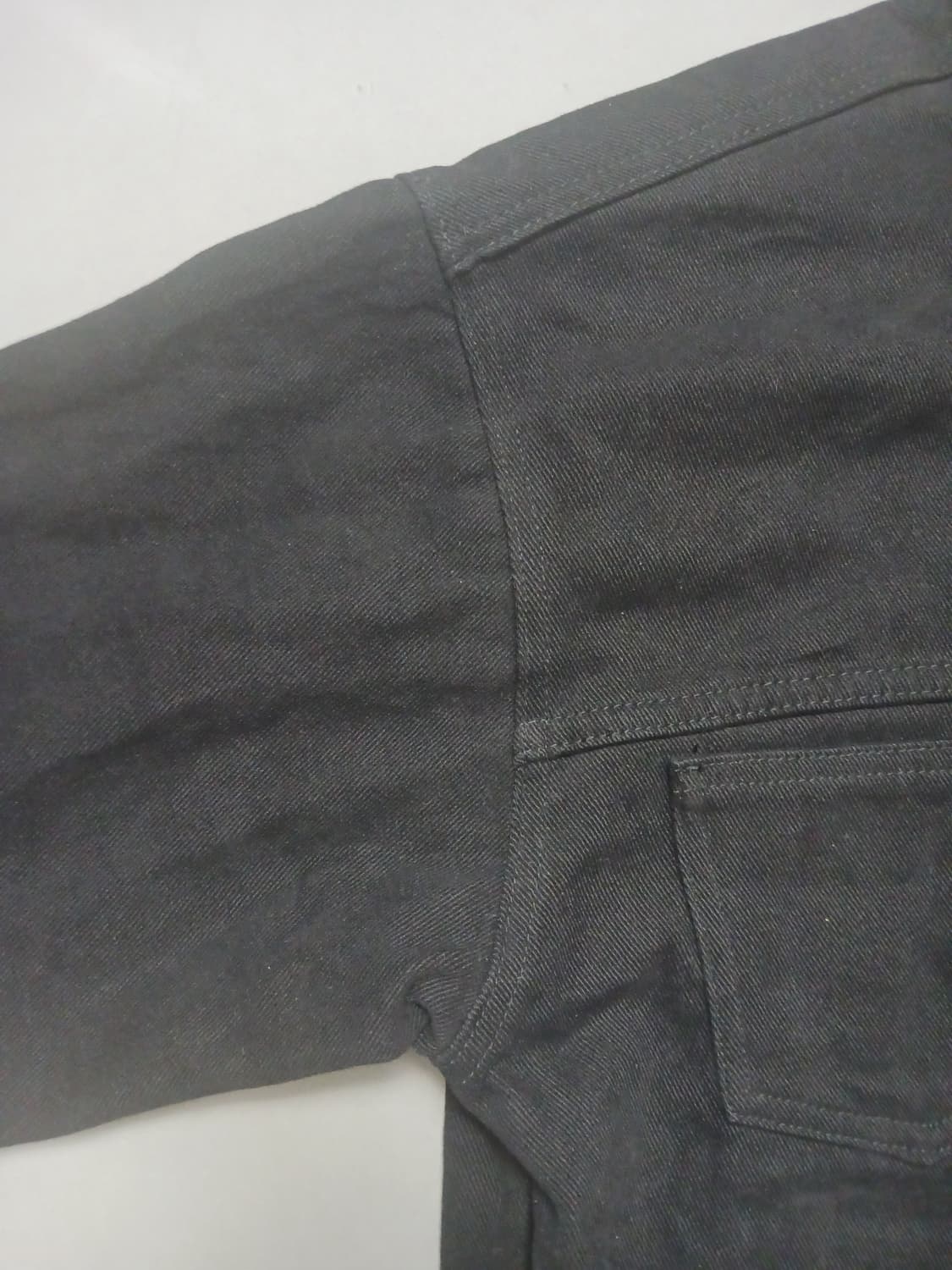 [L] 파르티멘토 트러커 블랙 데님 자켓 상품이미지4