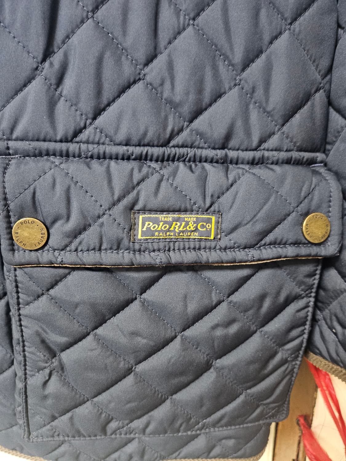 폴로14-16퀄링자켓(실사95-100) 새상품 같은 컨디션 상품이미지4