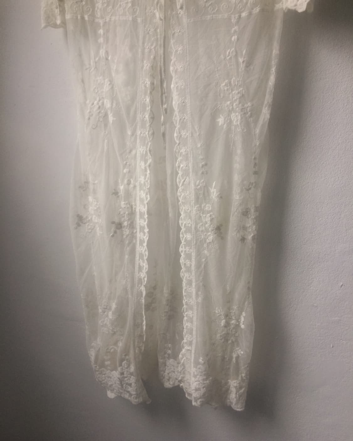 Lace see through long cardigan 상품이미지6