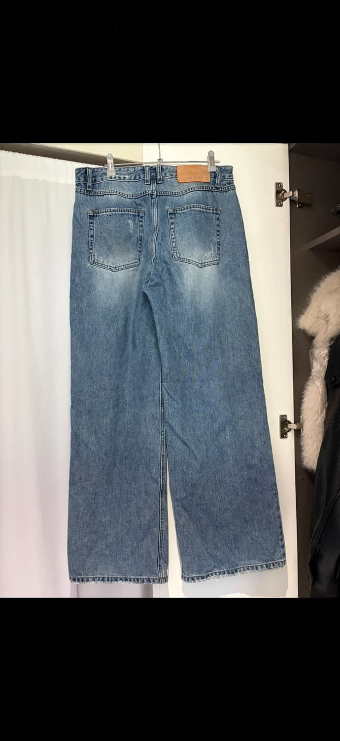 INSILENCE 인사일런스 와이드 데님 팬츠 M 상품이미지9