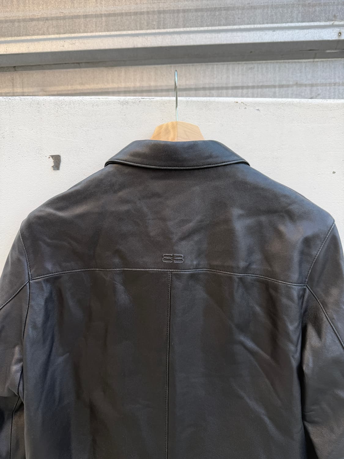 발렌시아가 램 스킨 레더 자켓 상품이미지4