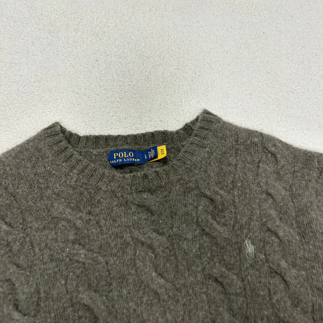 Polo Ralph Lauren khaki cable knit 상품이미지6