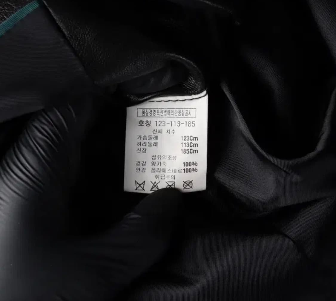 양가죽 자켓 블레이저 블랙 110 상품이미지6