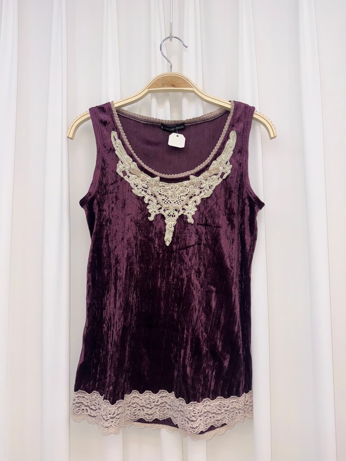 Velvet Lace Sleeveless 상품이미지2
