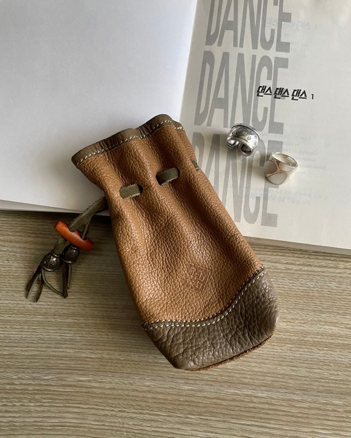  [hand made] leather pouch bag 상품이미지7