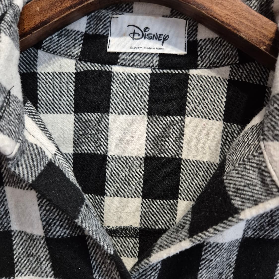 디즈니 미키마우스 체크 셔츠 남방 상품이미지3