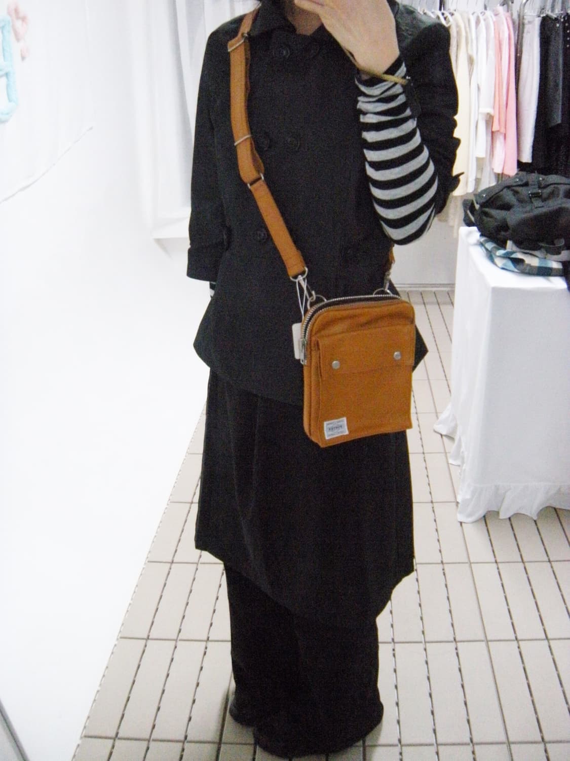 요시다 포터 프리스타일 숄더, 크로스백 카라멜색상 상품이미지6