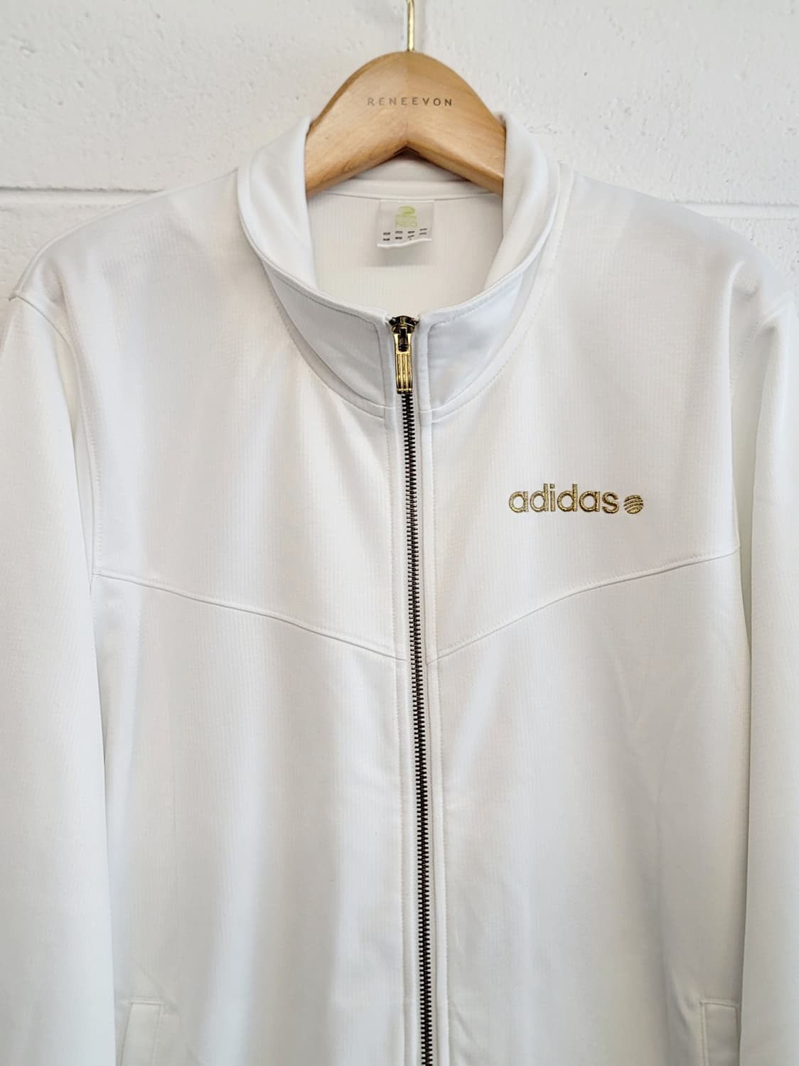 아디다스(일본판) 네오 화이트골드 트랙탑 져지 판매 상품이미지4