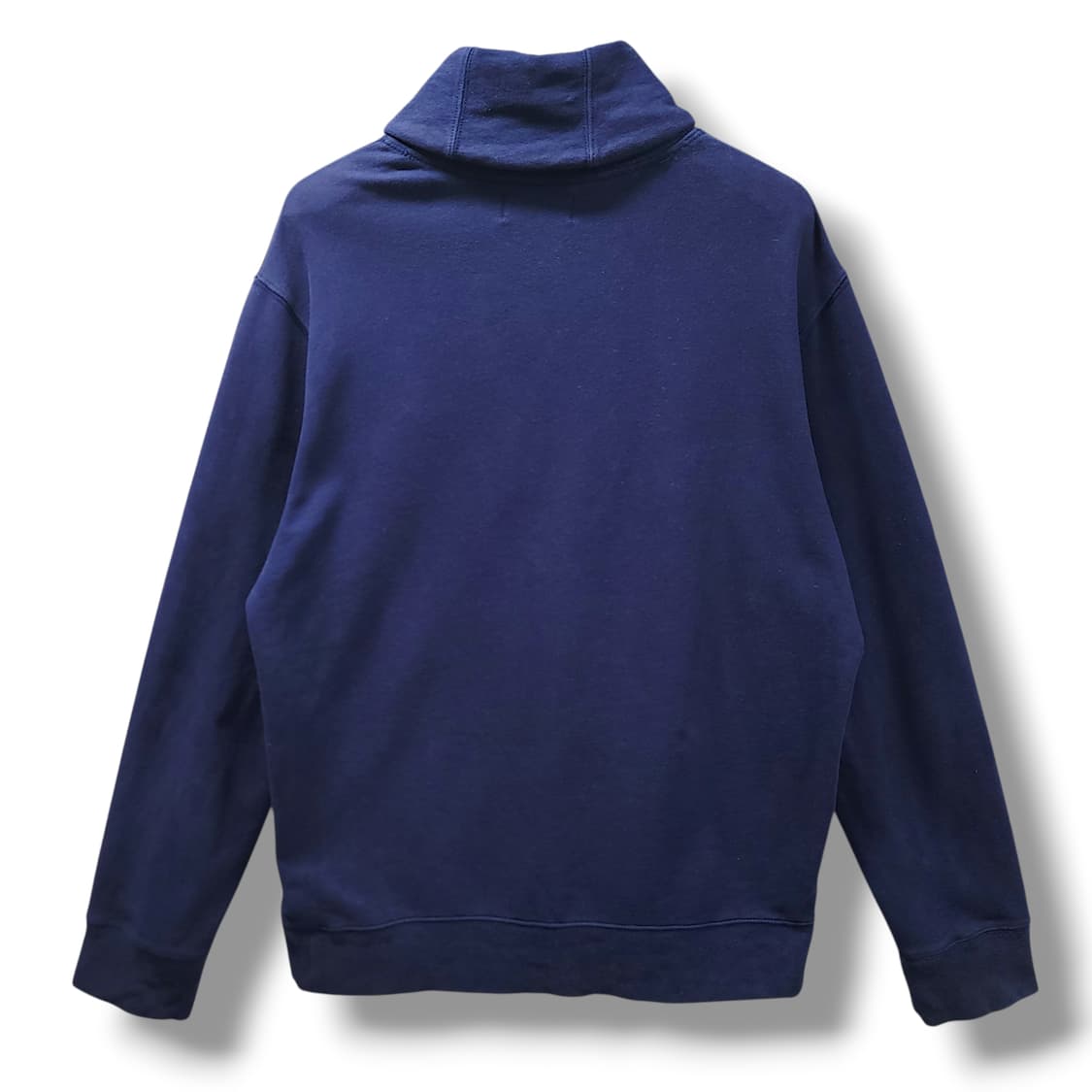 [2XL] 폴로 블루 숄카라 투버튼 스웻셔츠 상품이미지2