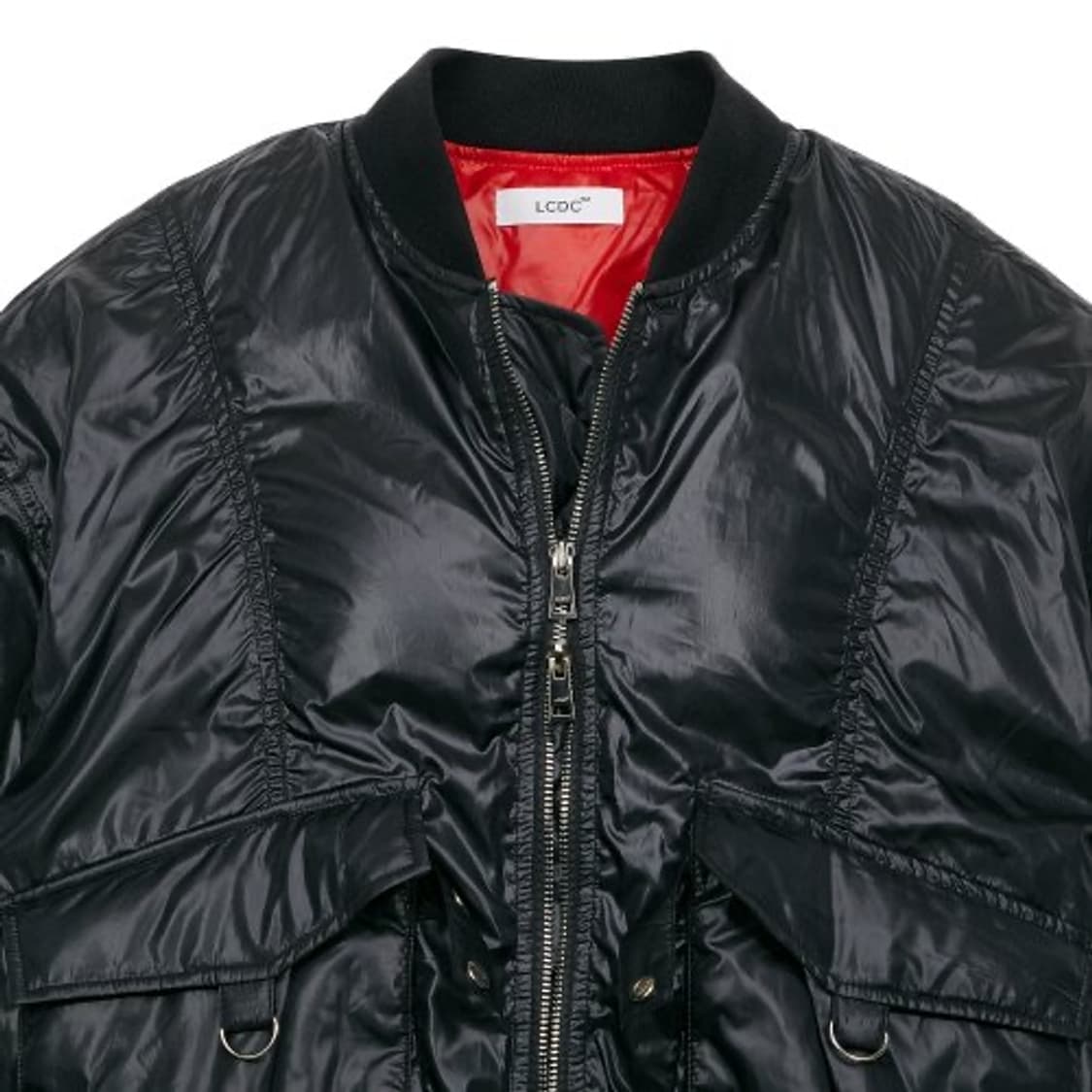 엘씨디씨 BOMBER PUFFER JACKET BLACK 상품이미지2