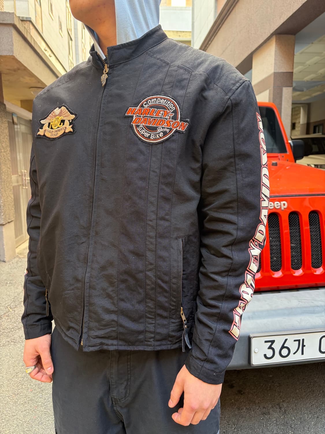 Harley Davidson logo motorcycle jacket 상품이미지6