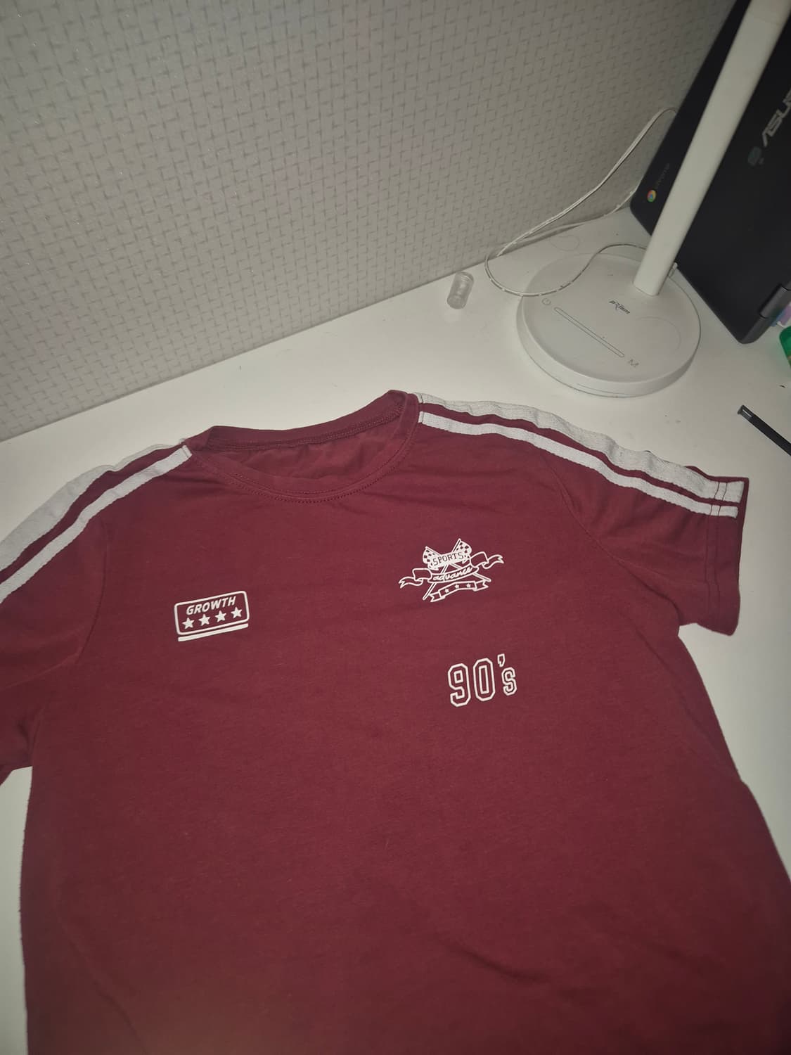 버건디 축구 유니폼  반팔 상품이미지3