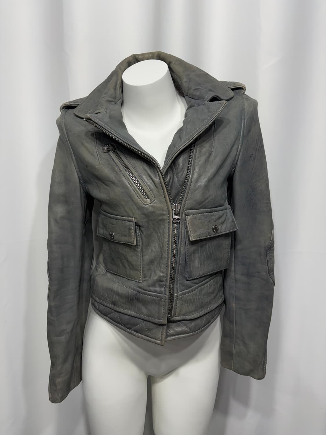 🎸ZADIG&VOLTAIRE 민트 레더 자켓🎸 상품이미지5