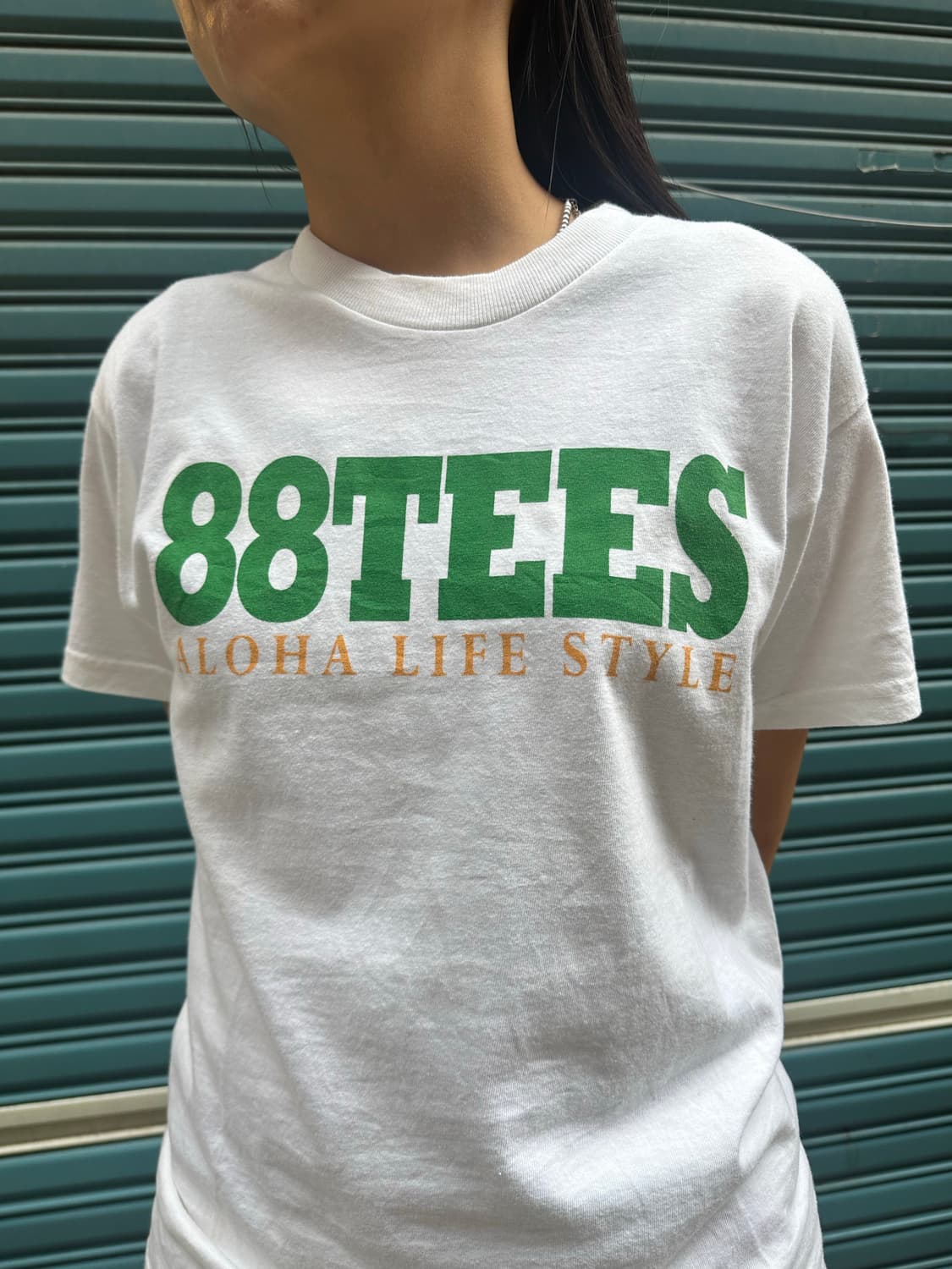 88 Tees Hawaii logo print cotton T-shirt 상품이미지5