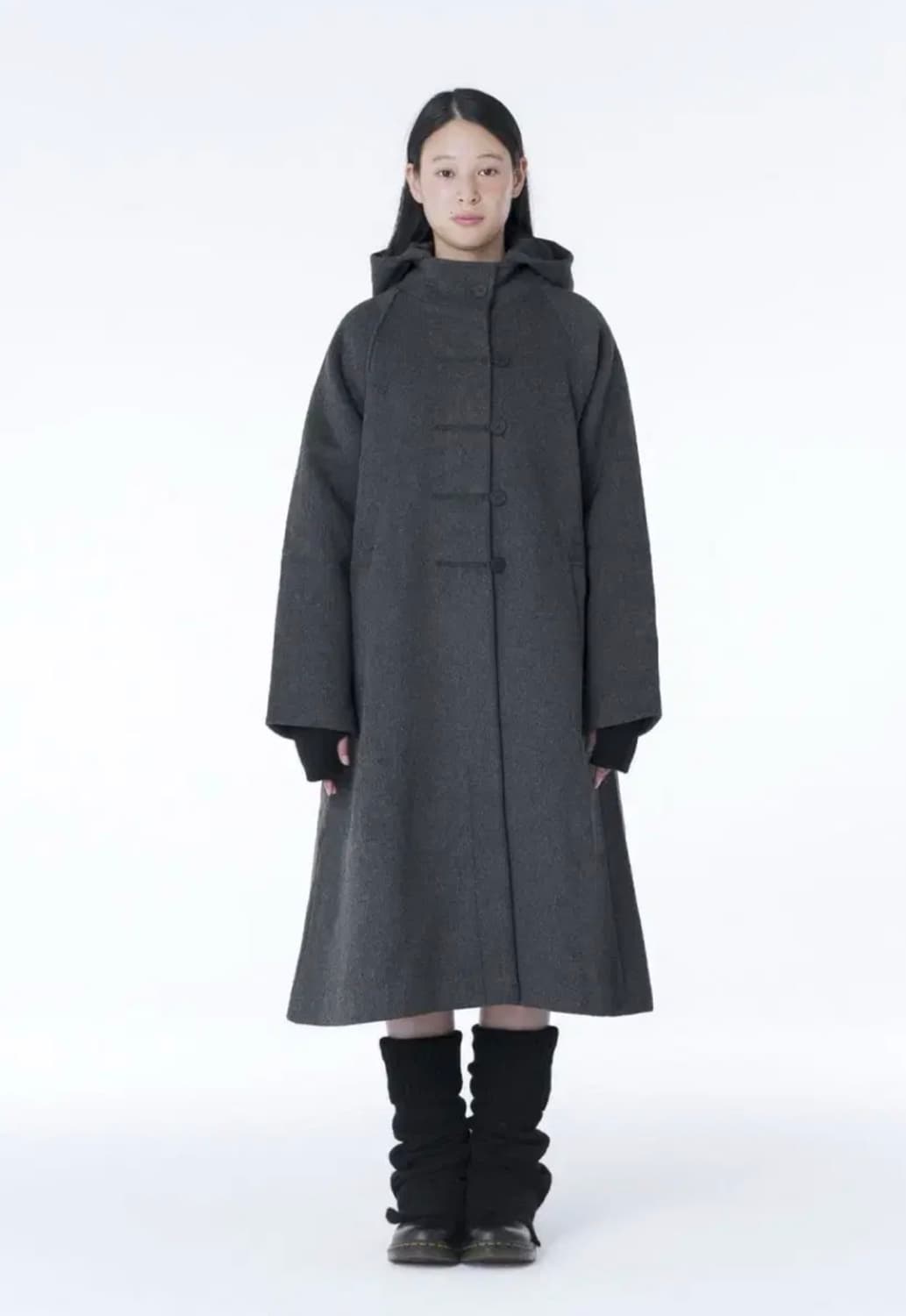 미세키서울 더플후드코트 상품이미지1