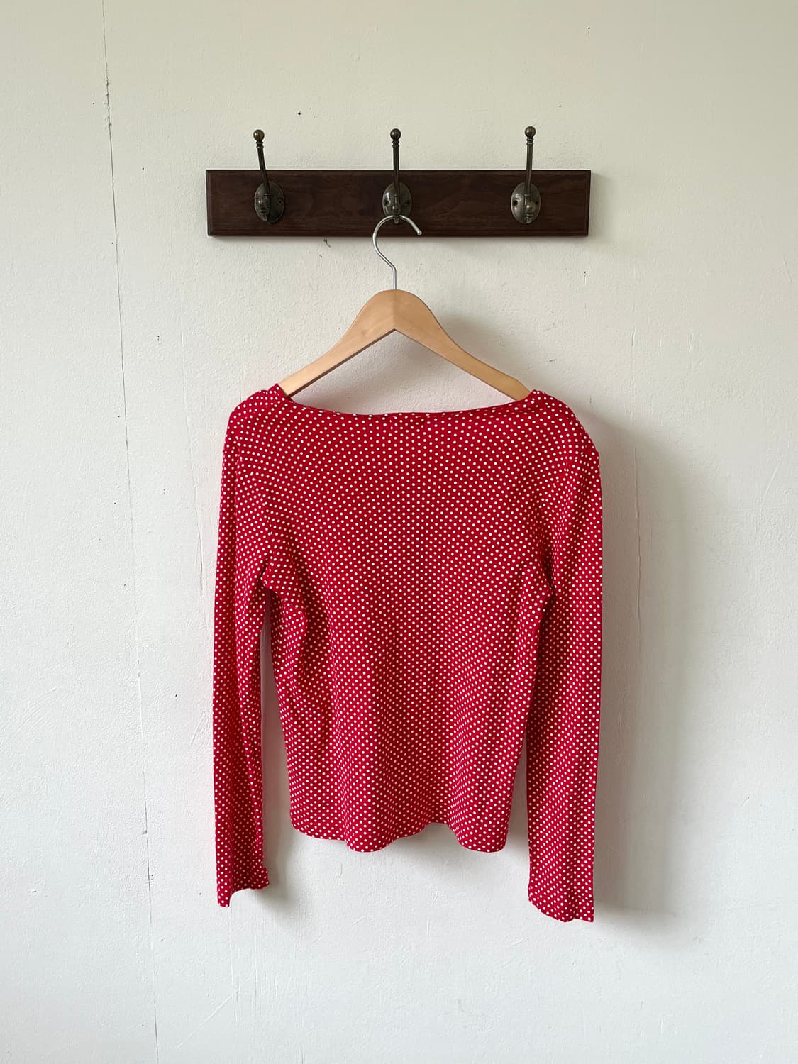 Ribbon Casket 레이스 도트 탑 상품이미지3