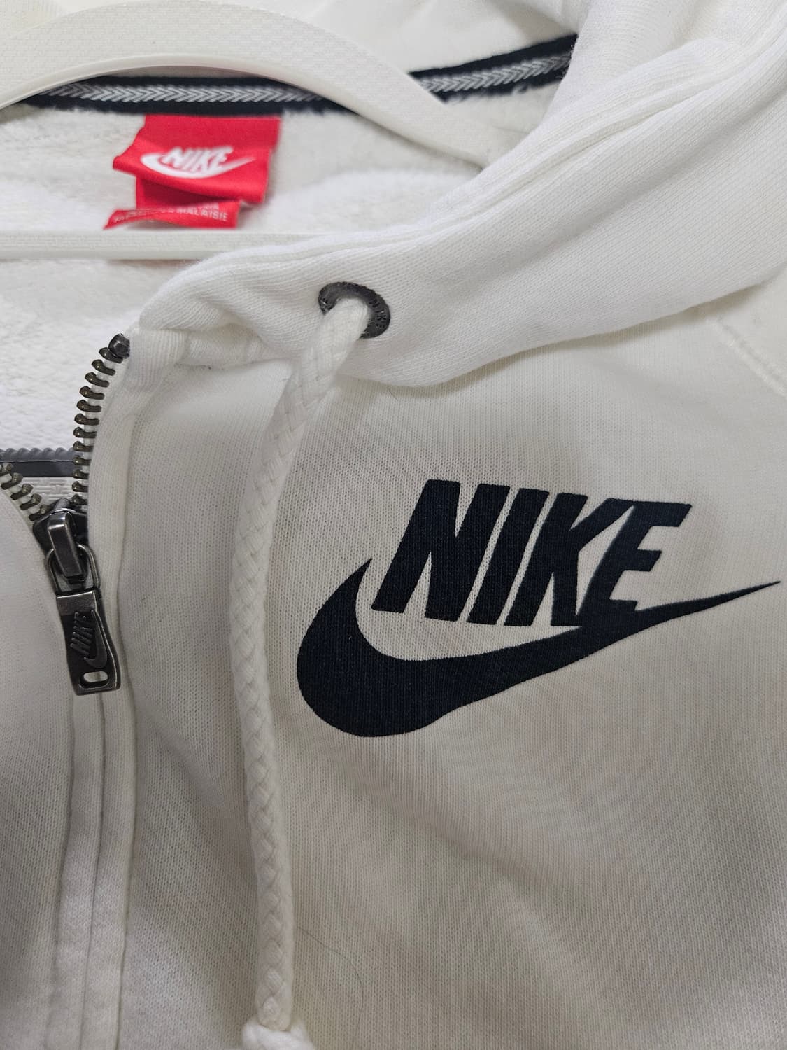 나이키 후드집업 L 흰색 상품이미지4