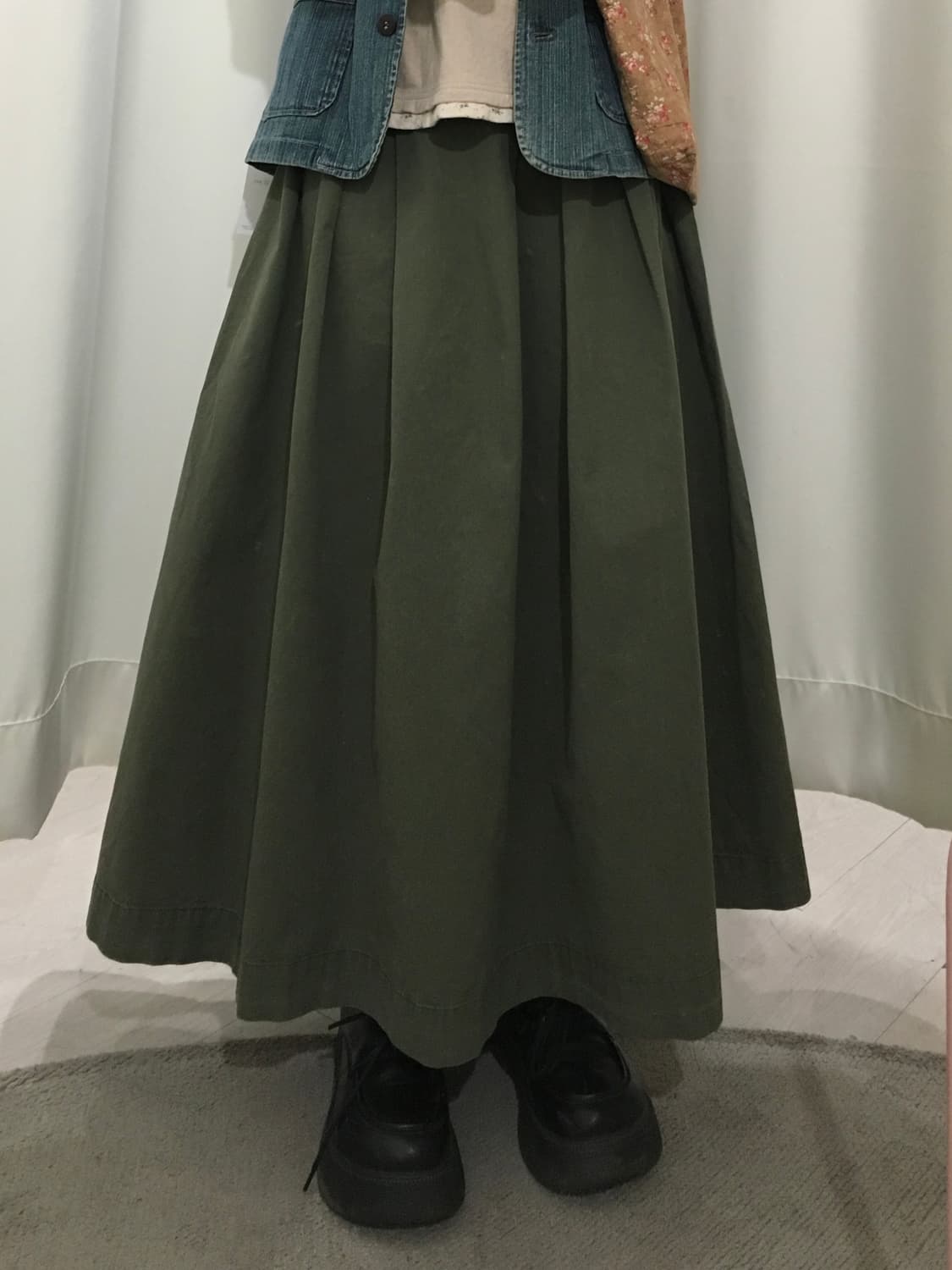 JPN cotton skirt 상품이미지1