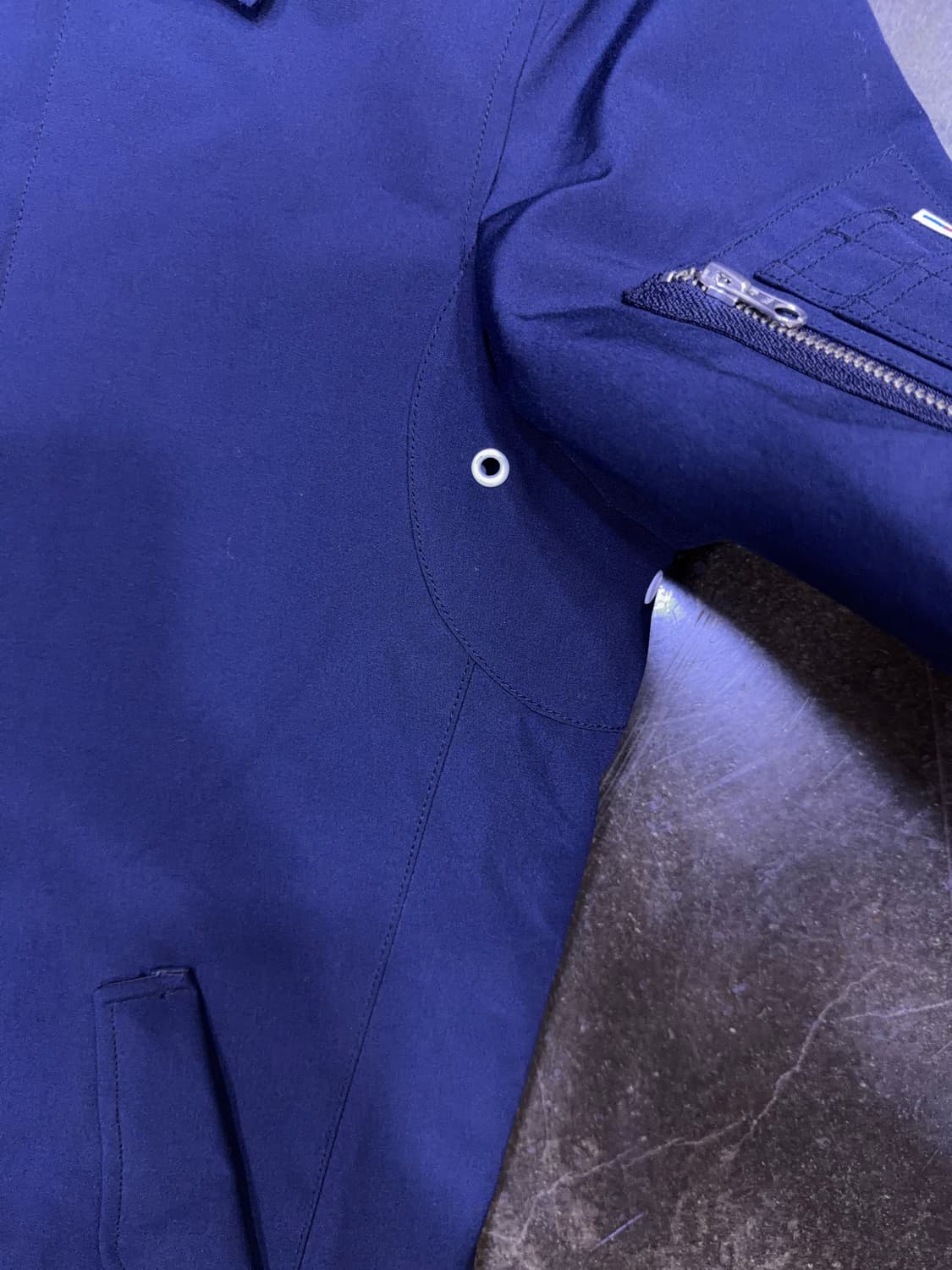 캉골 맥코트 발마칸 트렌치코트 네이비 M 상품이미지5