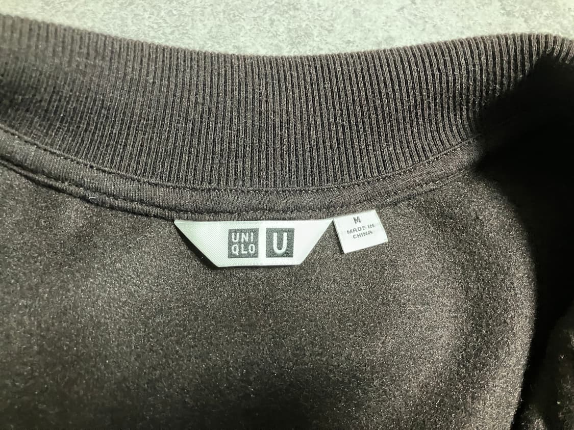 유니클로 브러시드 하프집 스웨트셔츠 (다크브라운, M) 상품이미지4