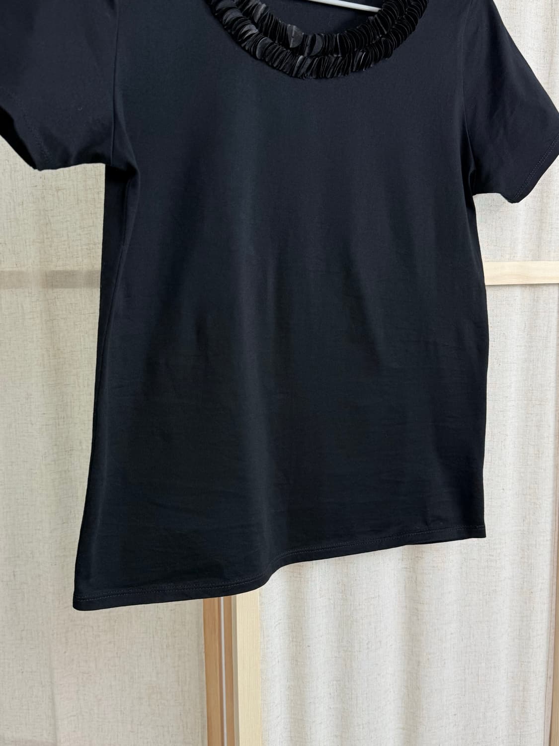 Talbots 넥 트리밍 반팔 티셔츠 상품이미지4