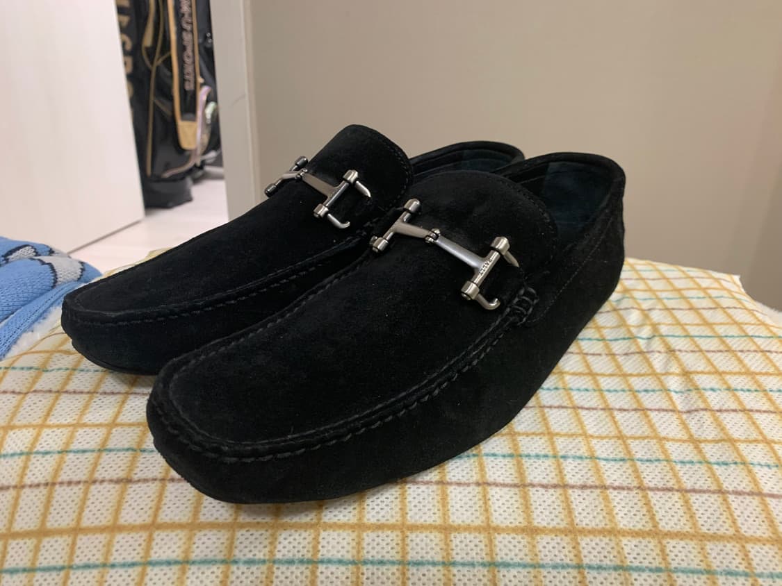 발리 드라이빙 슈즈 스웨이드 블랙 255-260사이즈 상품이미지2