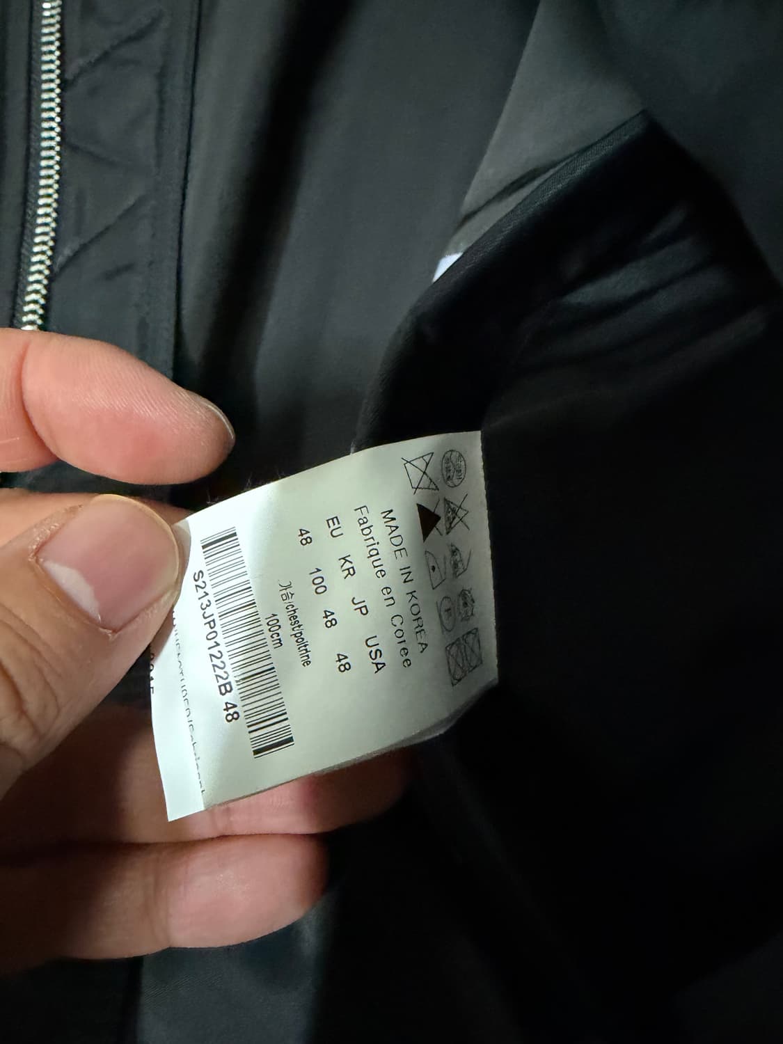 솔리드옴므 나일론 봄버 마원 자켓 48 상품이미지7