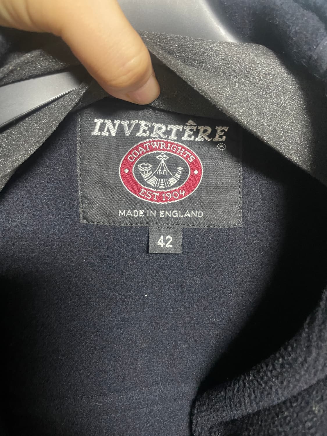 인버티어 네이비 더플코트 42 사이즈 상품이미지2