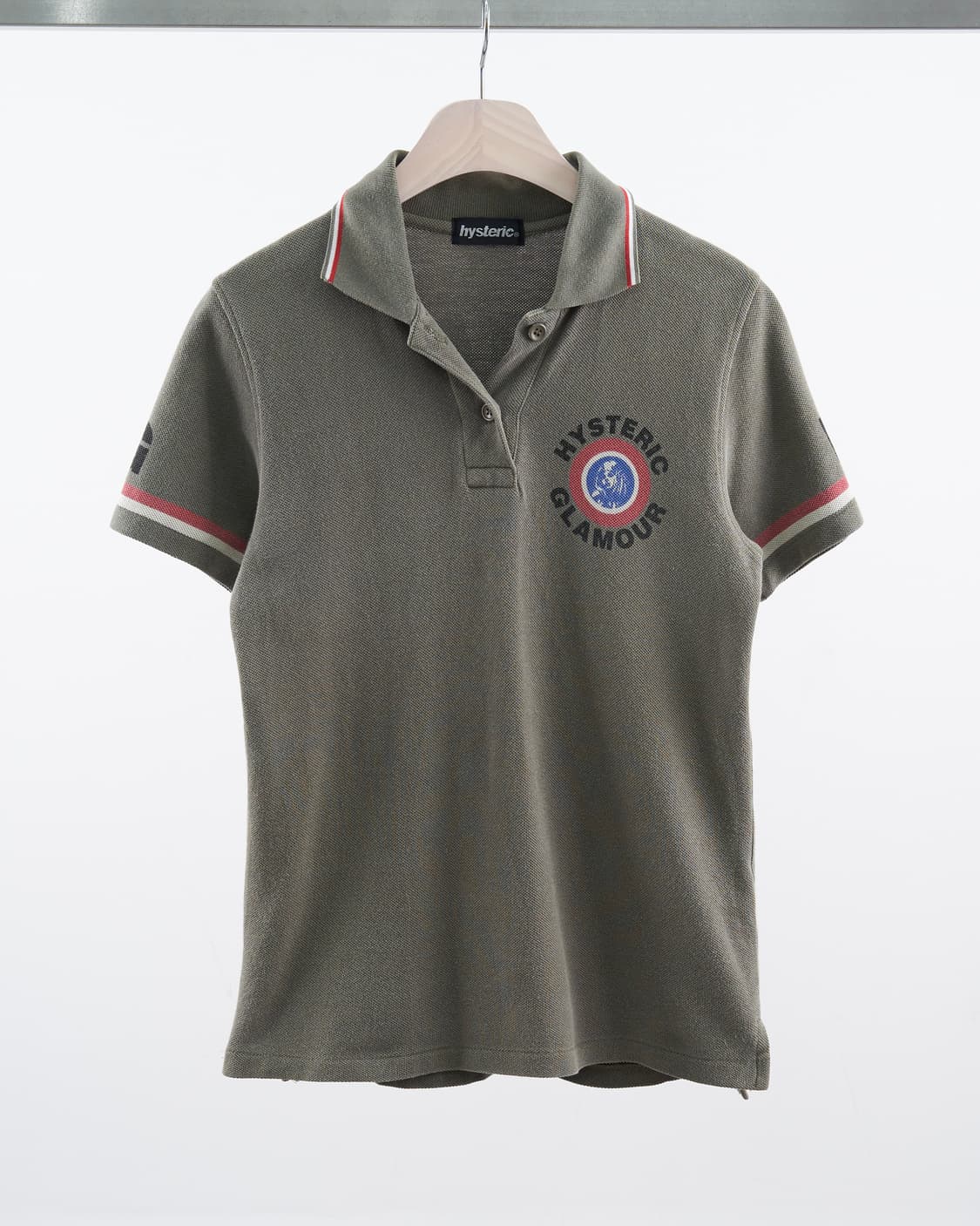 Hysteric Glamour 빅로고 카라 반팔티 상품이미지3
