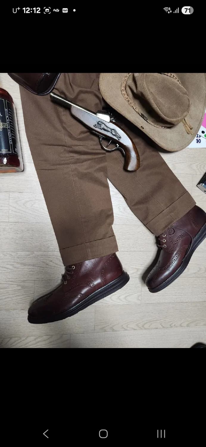 (새상품)COLE HAAN 브로그 윙팁 부츠 워커 서비스 구두 루나 콜한 상품이미지6