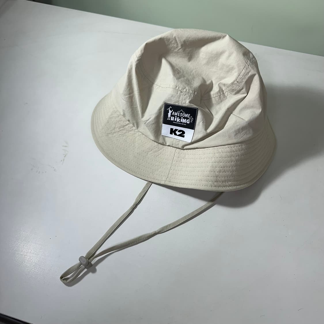 L 60 K2 딥베이지 나일론 버킷햇 하이킹 벙거지 상품이미지2