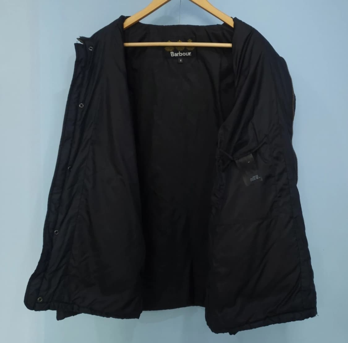 바버 첼시 퀼팅 자켓 블랙 100 상품이미지6