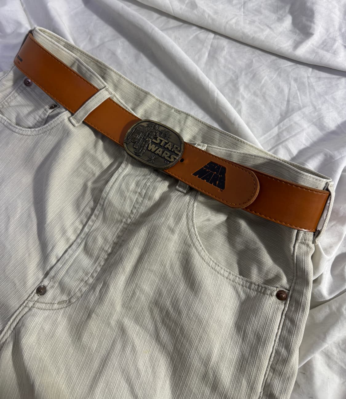 1977 fox film 스타워즈 캐릭터 엠보 레더 벨트 상품이미지2