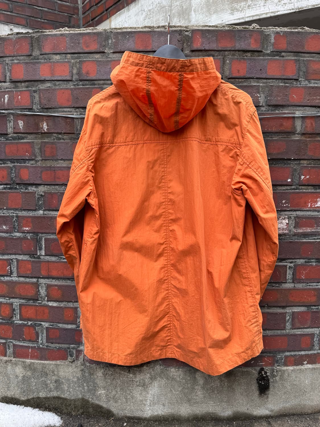 버버리 블랙라벨 오렌지 후드 풀오버  상품이미지5