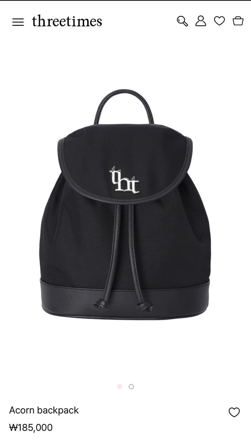 쓰리타임즈 아콘 백팩 상품이미지1