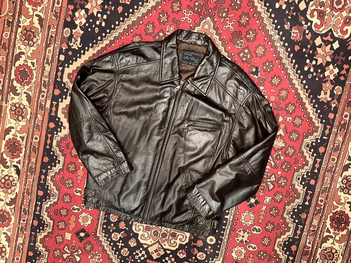 ( L ) 가죽자켓 아메카지 워크웨어 레더자켓 스포츠가죽 워크자켓 상품이미지1
