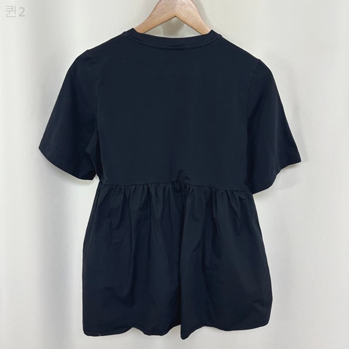 COS 코스 여자 반팔티 임부복티 검정 M  상품이미지7