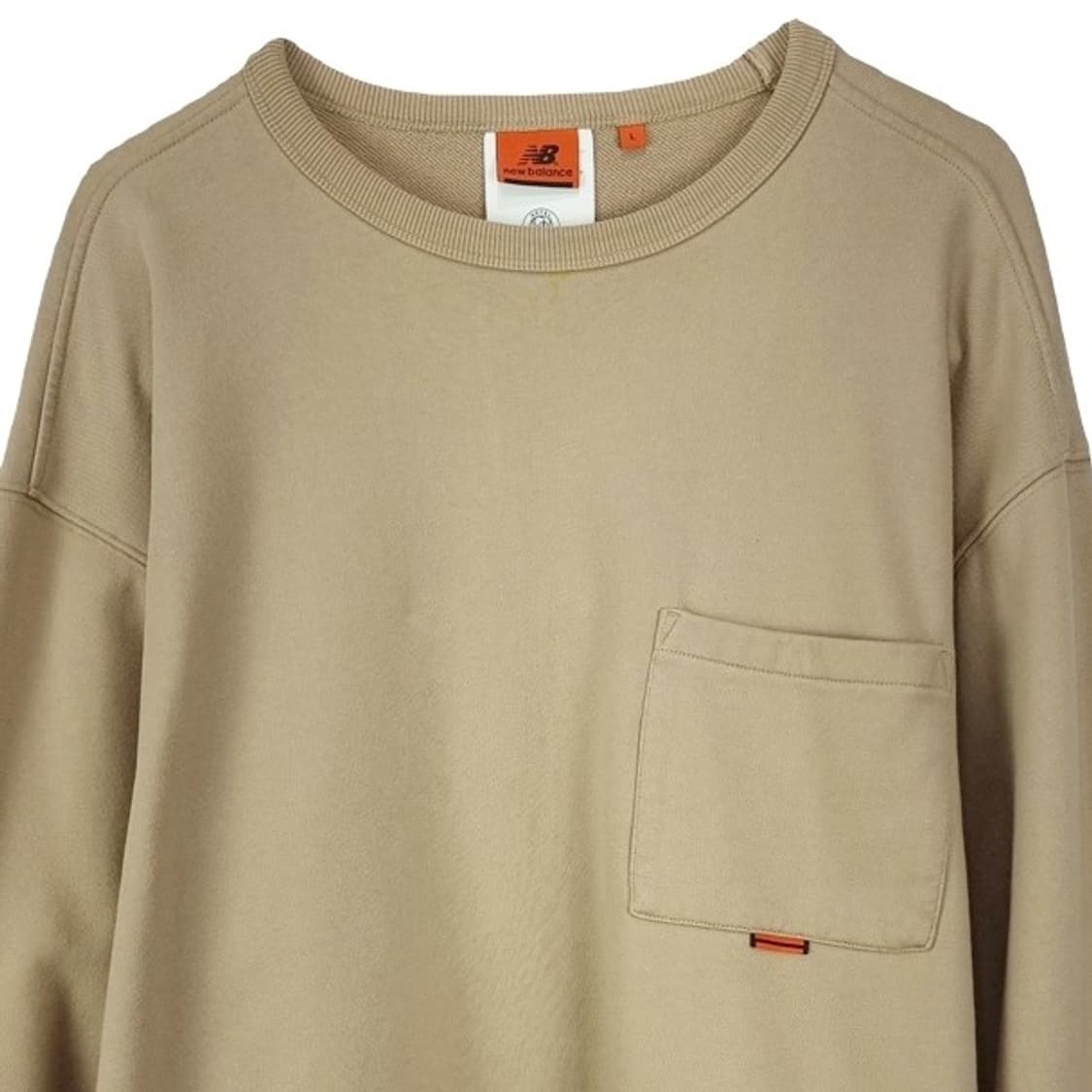 [뉴발란스] 호텔 SSC 오버핏 맨투맨 베이지 M19284 상품이미지4