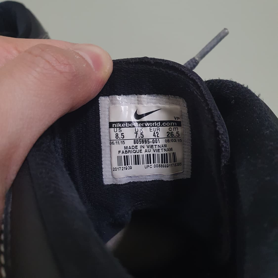 나이키 덩크 하이 컴포트 워커 부츠 운동화 신발 블랙 265 사이즈 상품이미지8